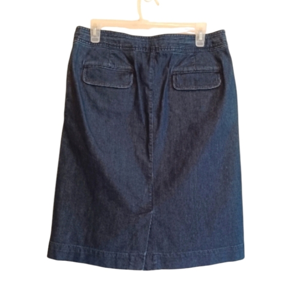 Talbots denim skirt womens size 8 - Picture 2 of 7